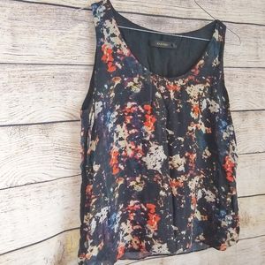 Kempner Sleeveless Top Watercolor Pattern …